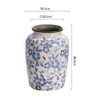 Blue Countryside Ceramic Vase