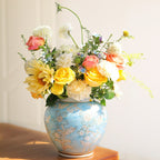 Blue Garden Ceramic Vase