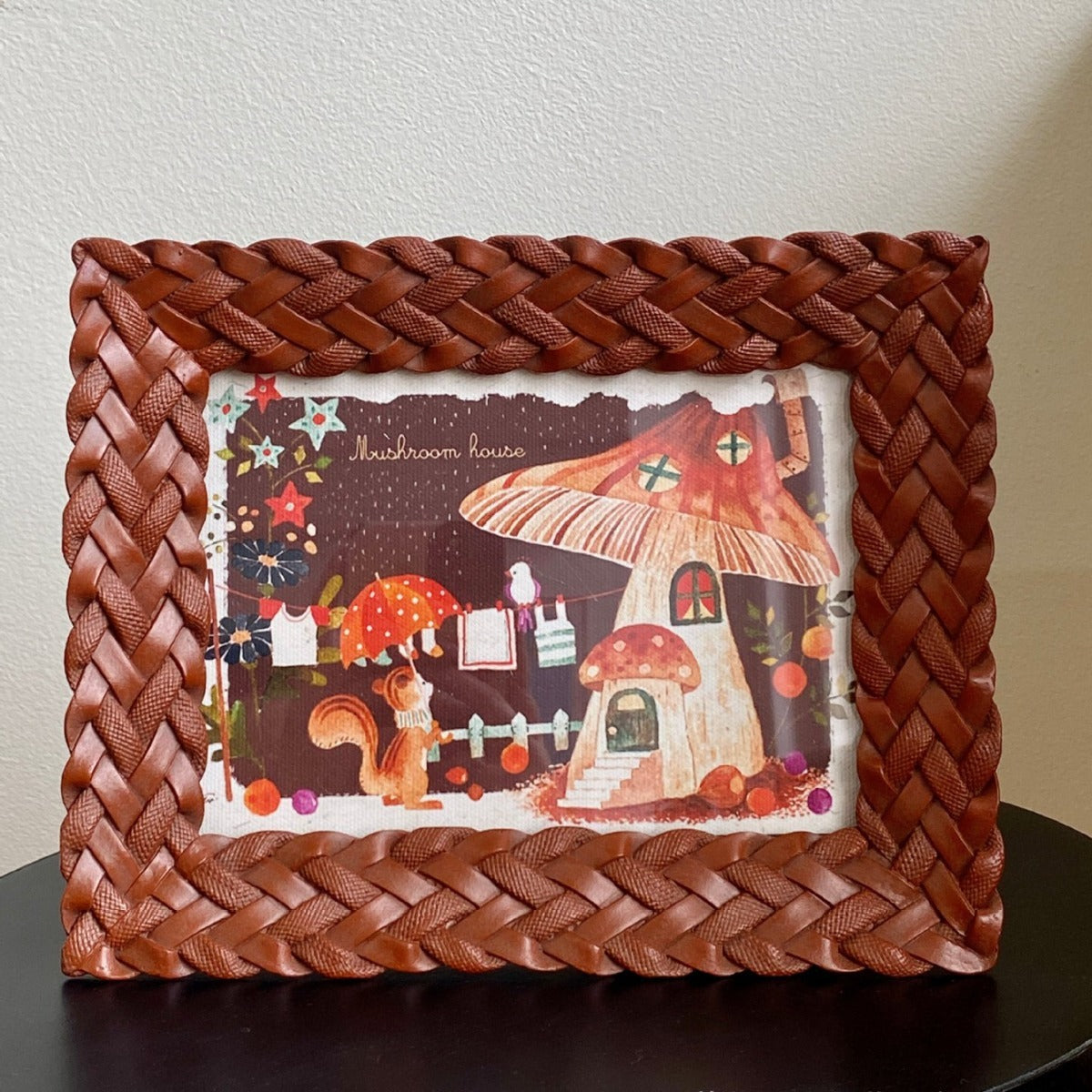 Rustic Woven Photo Frame
