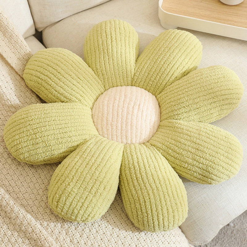 Sunny Knit Daisy Cushion