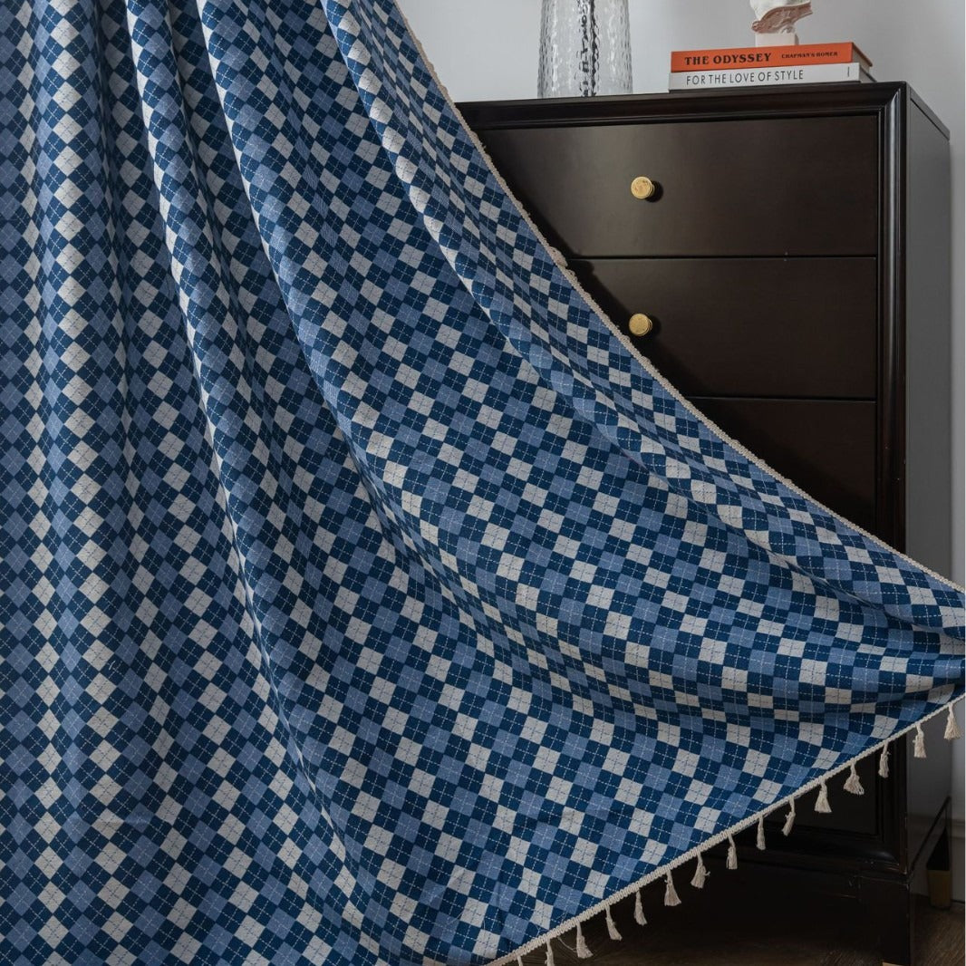 Disco Diamond Tassel Curtain