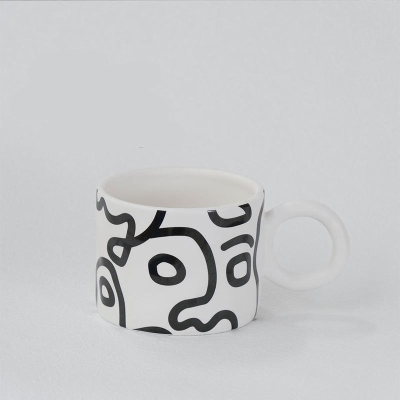 Abstract Graffiti Tea Cup