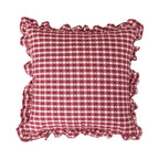 Retro Line Ruffle Cushion