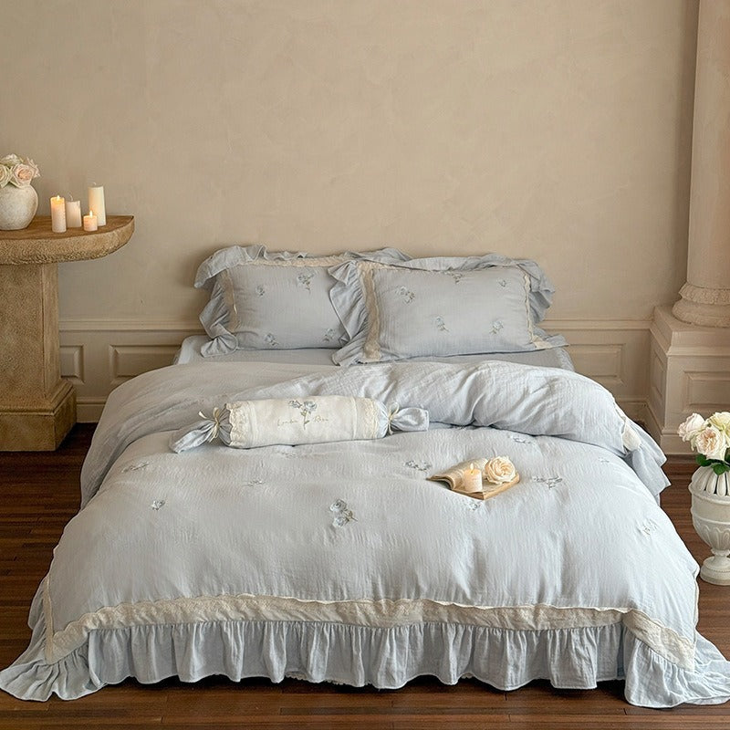 Provence Rose Lace Bedding