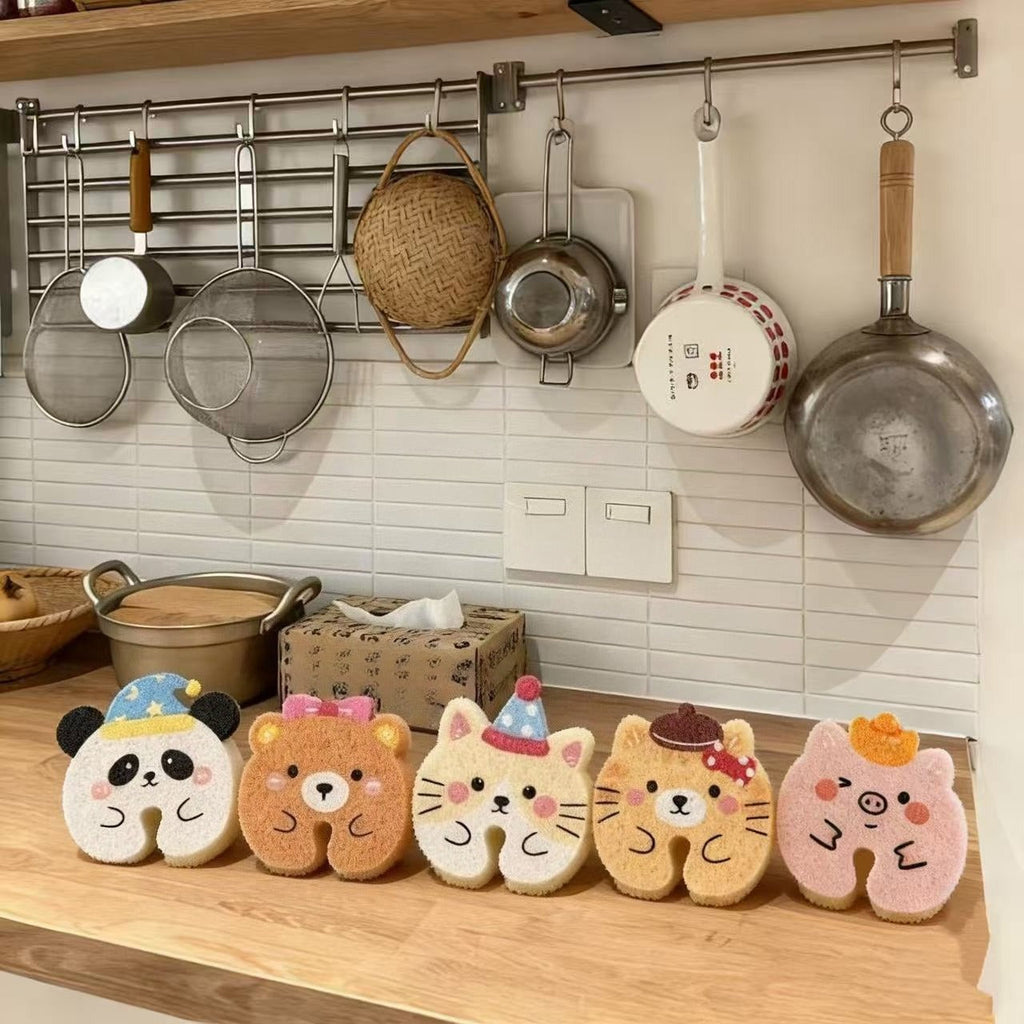 Party Animal Dish Sponge Set