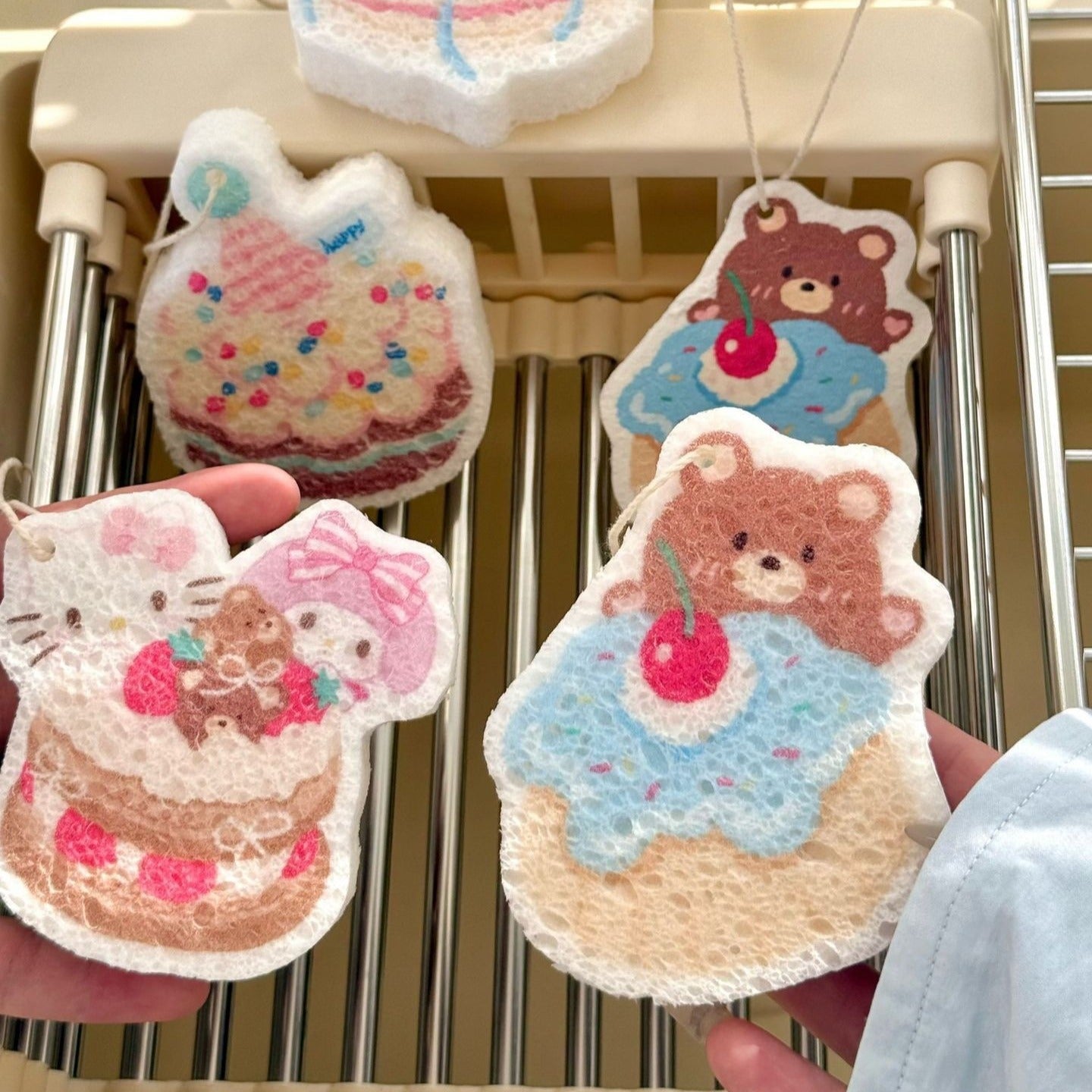 Sweet Cake Dish Sponge Set