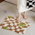 Wavy Checker Lucky Rug