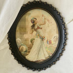 Antique Beaded Wall Photo Frame