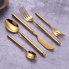 Helena Gold Luxury Stainless Steel Cutlery Set