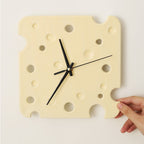 Swiss Cheese Ceramic Wall Clock