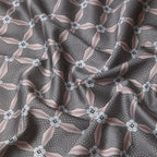 Roselle Lattice Printed Luxury Egyptian Cotton Bedding Set