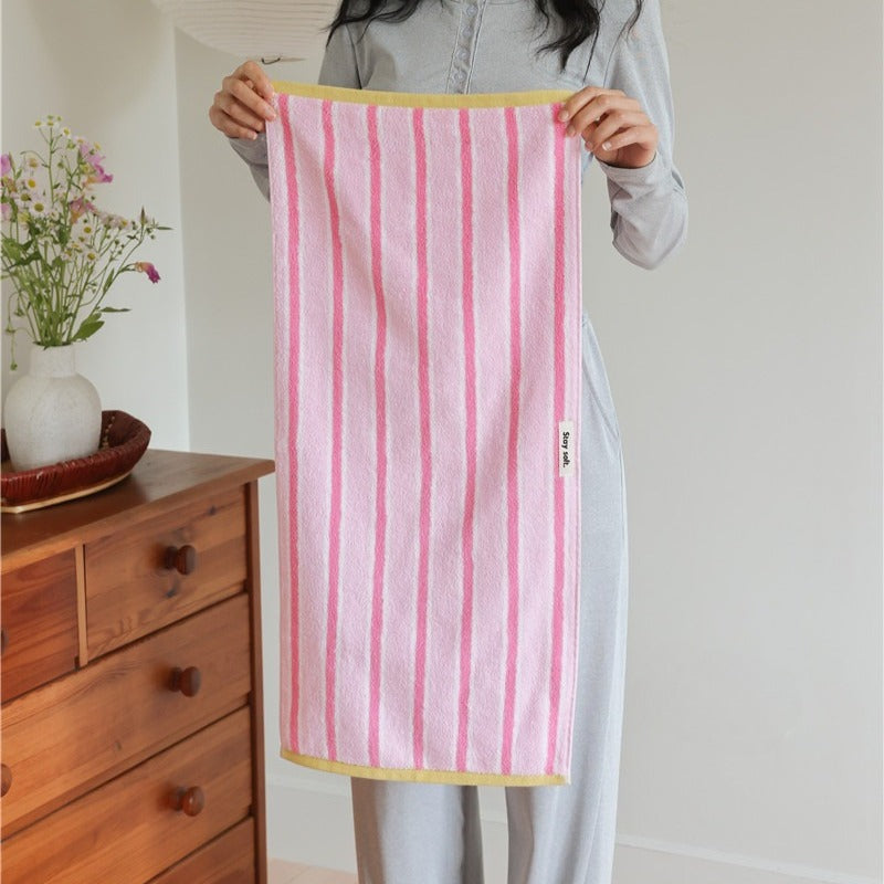Retro Cafe Stripe Towel