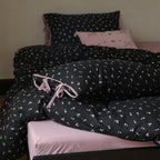 Cherry Ribbon Bedding Set