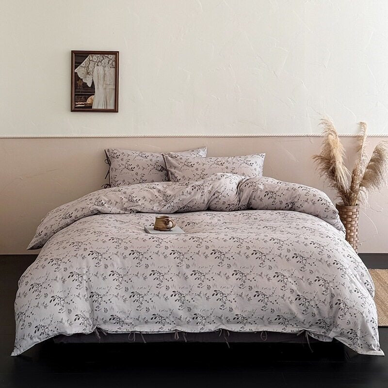 Serene Botanical Bedding Set