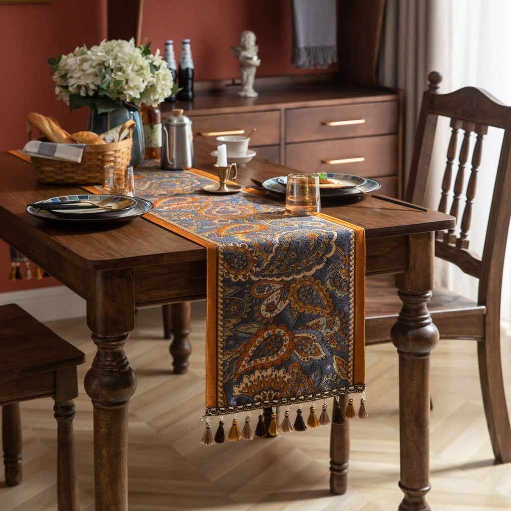 Vintage Paisley Table Runner