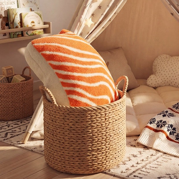 Kawaii Salmon Roll Cushion