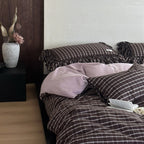 Ruffle Checker Bedding Set