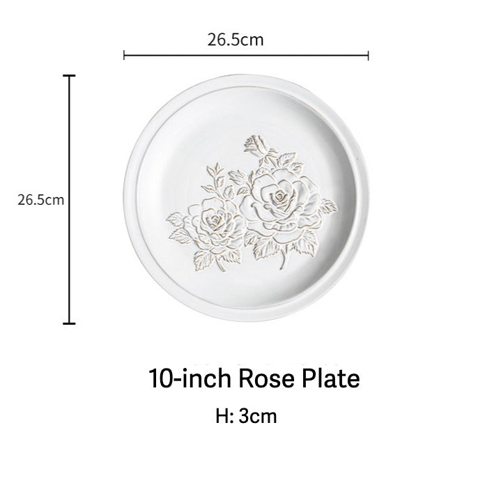 Botanical Embossed Plate