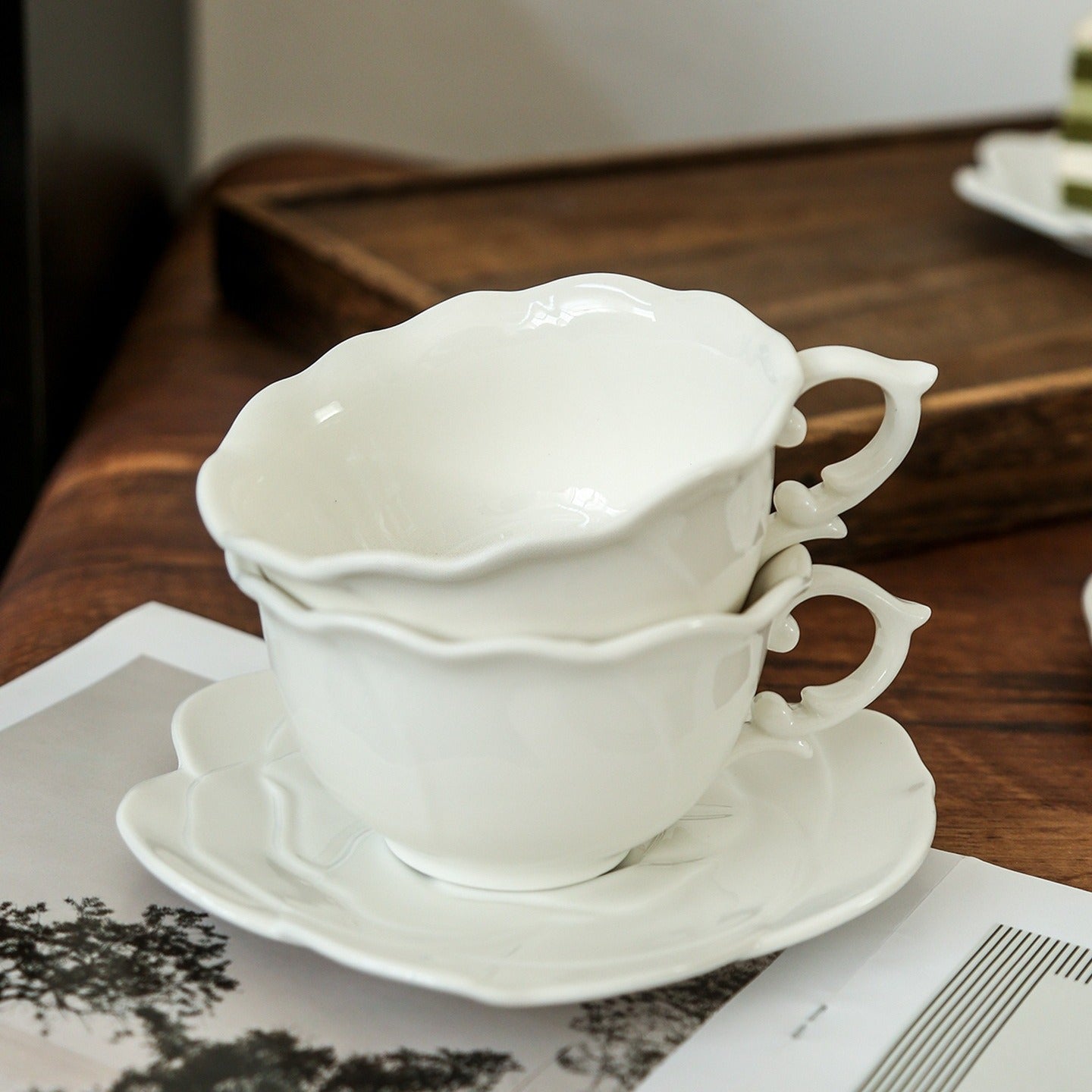 Moonlight Rose Teacup Set