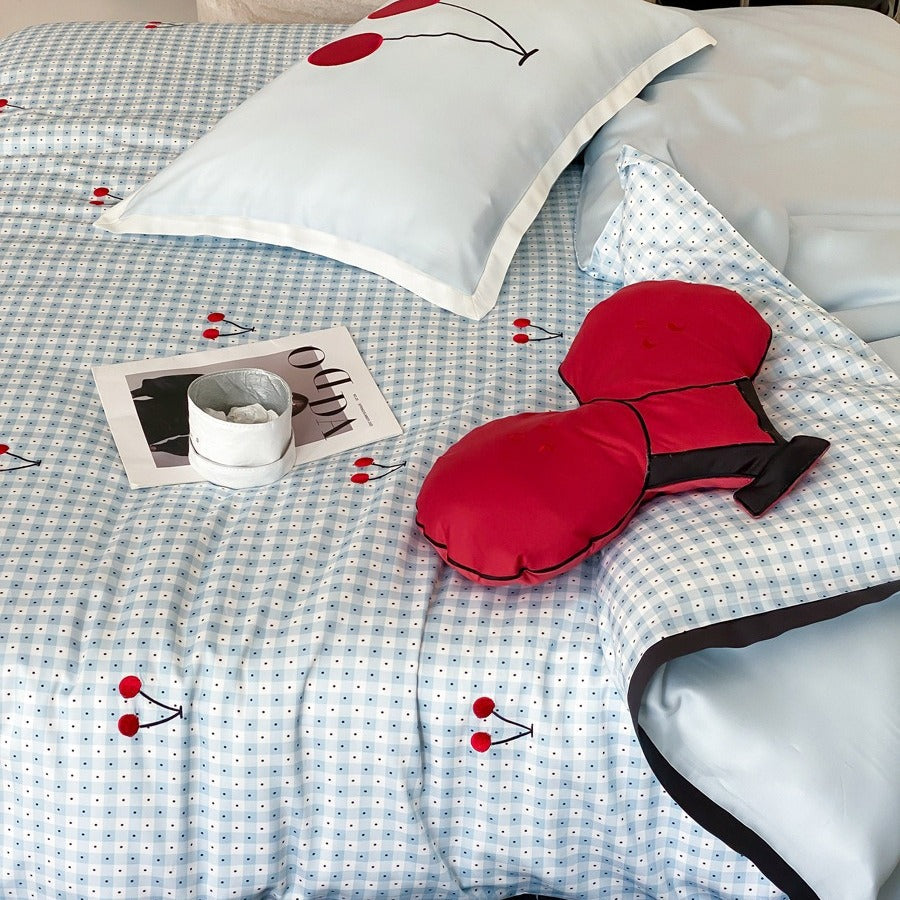 Cherry Soda Lyocell Bedding Set