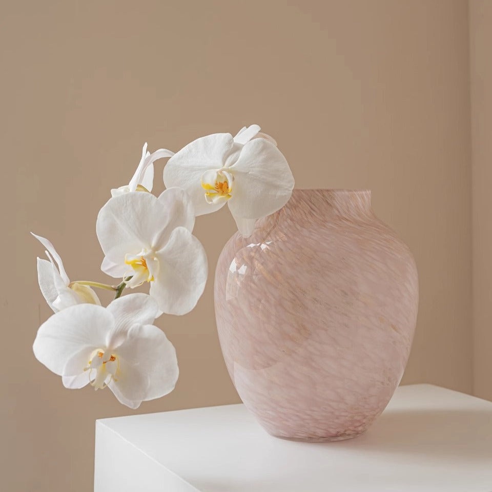 Water Colour Glass Vase