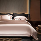 Willa Rose Gold Modern Egyptian Cotton Satin Bedding Set