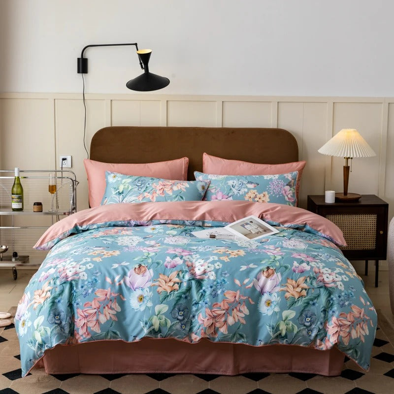 Regina Floral Ultra Soft Egyptian Cotton Bedding Set