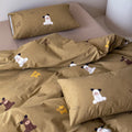 Cute Dog Print Bedding Set