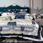 Giorgio Opulent Embroidered Tassel Luxury Bedding Set