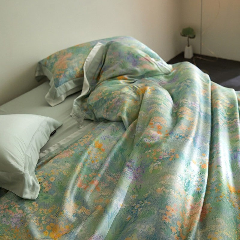 Mint Garden Lyocell Bedding Set