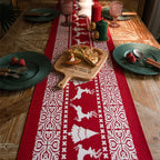 Red Reindeer Table Runner