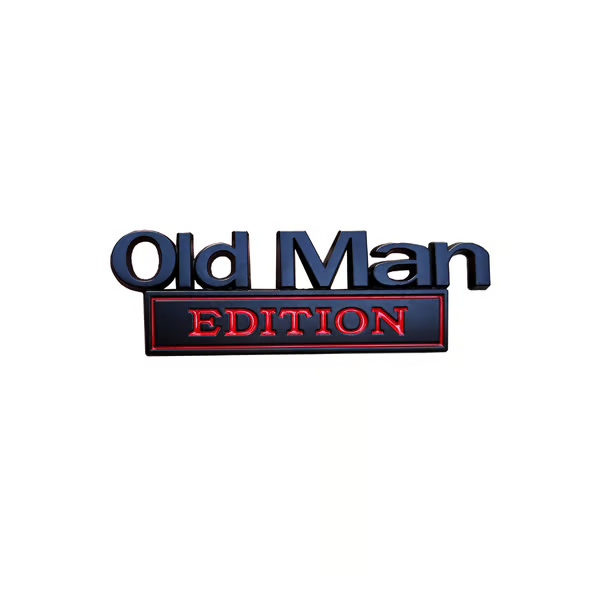 New Year Hot Sale  - Special Offer -🚗 Old Man Edition Car Emblem