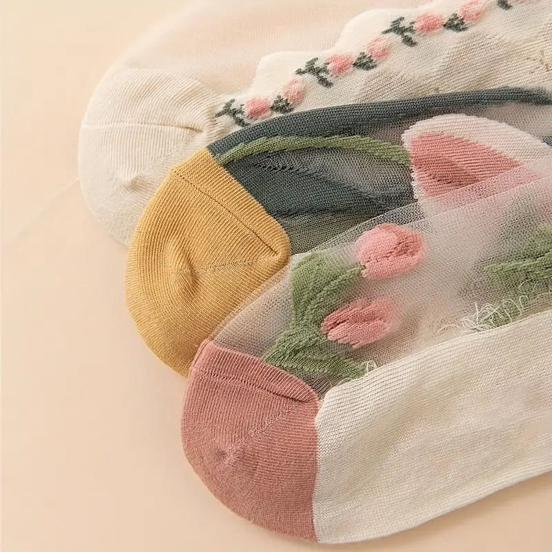 Rosedale Sheer Mesh Socks