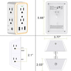 🔥 Multi Plug Outlet Surge Protector