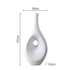 Monochrome Hollow Elegance Vases