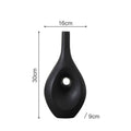 Monochrome Hollow Elegance Vases