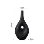 Monochrome Hollow Elegance Vases