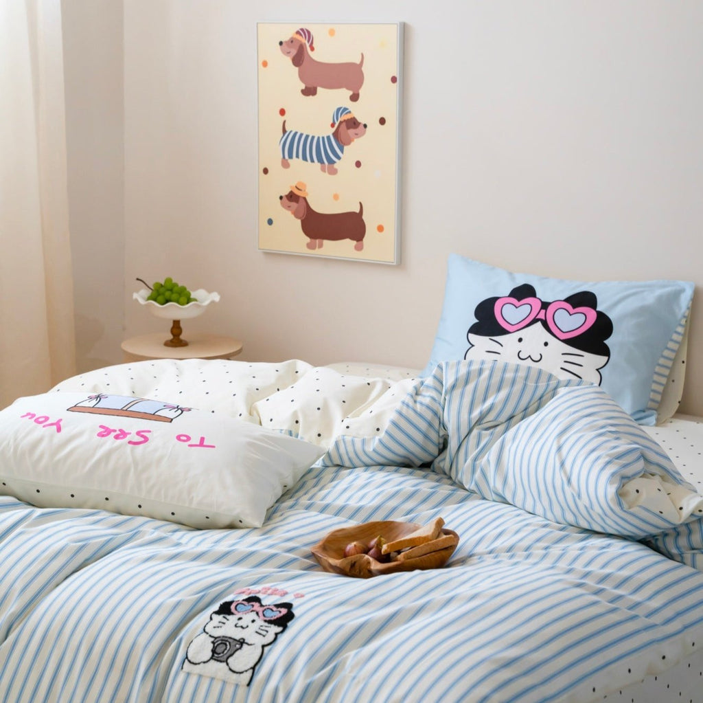 Kitty Cuddle Bedding Set