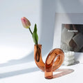 Leila Twisted Glass Vase