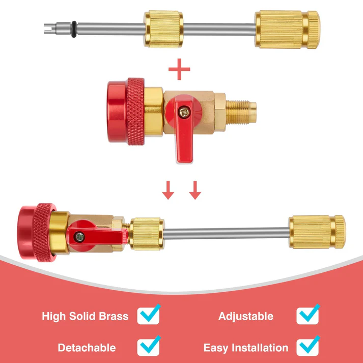 🔥🚗Home & Auto AC Valve Core Remover Installer Tool 💨