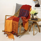 Vintage Patchwork Throw Blanket