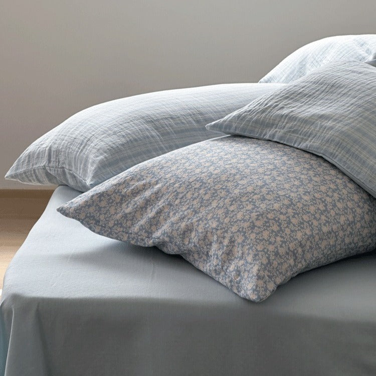 Stripe Bloom Bedding Set