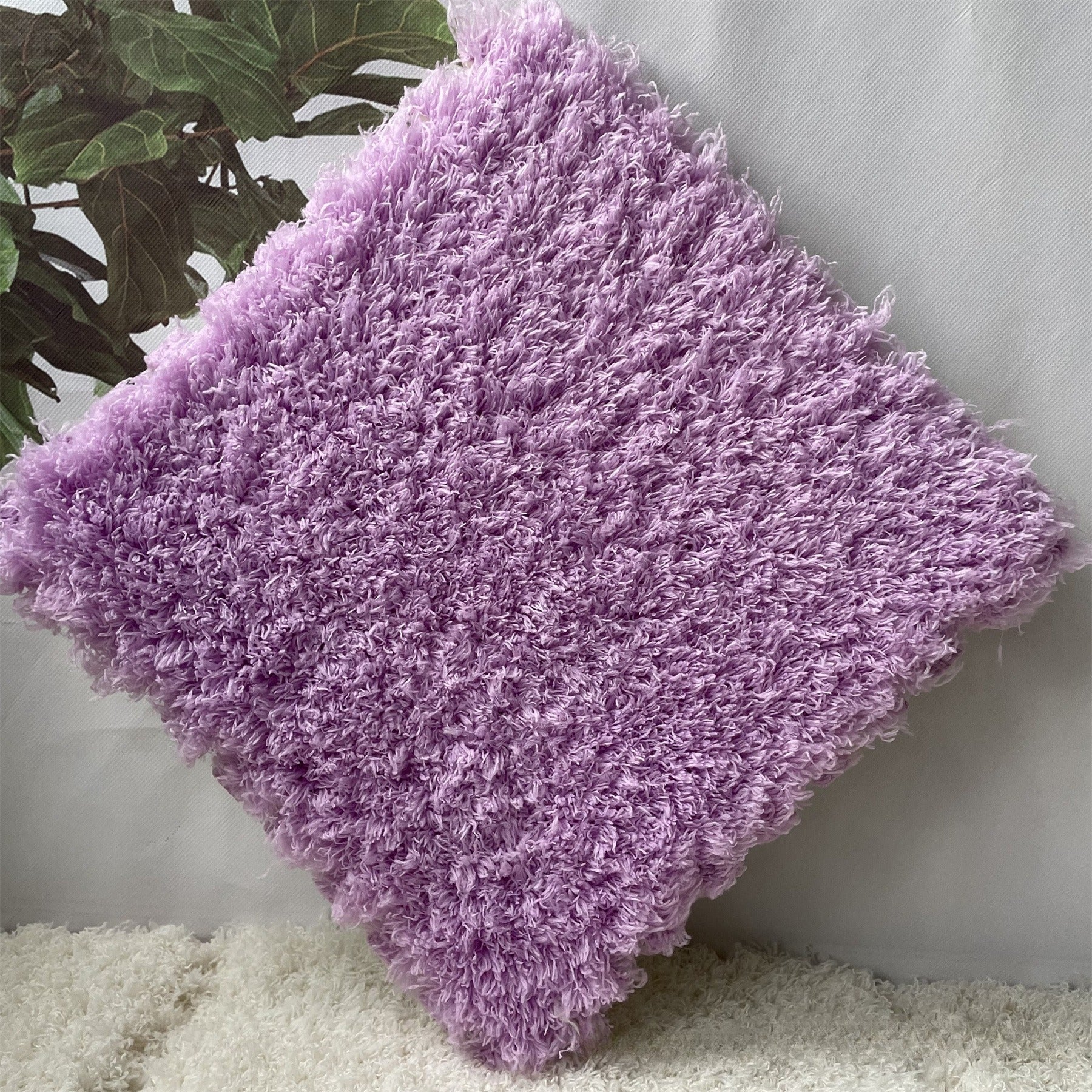 Fluffy Puzzle Tile Set - Dusk Berry