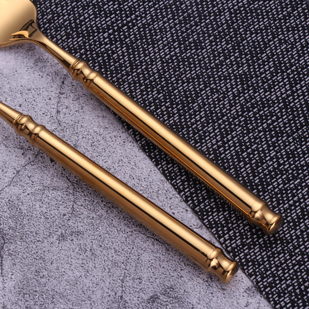 Helena Gold Luxury Stainless Steel Cutlery Set