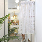 Floral Garden Cabinet Curtain