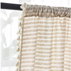 Beach Villa Striped Curtain