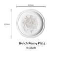 Botanical Embossed Plate