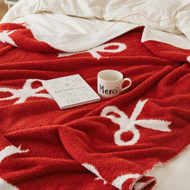 Bow Present Blanket