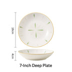 Spring Leaves Dinnerware Set