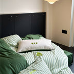 Green Pear Retro Bedding Set